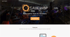 Desktop Screenshot of gamewisp.com